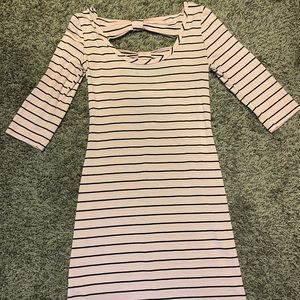 Stretchy pink and black dress or top